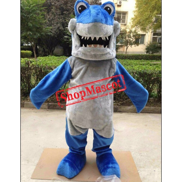 Realistic Lightweight Blue Shark Mascot Costume