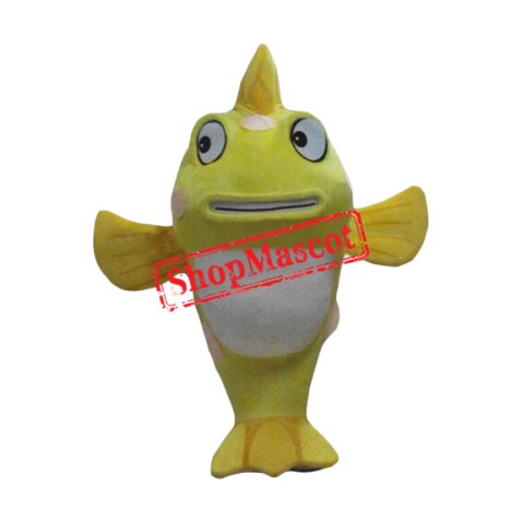 Affordable Lovely Yellow Fish Mascot Costume