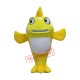 Affordable Lovely Yellow Fish Mascot Costume Affordable Lovely Yellow Fish Mascot Costume