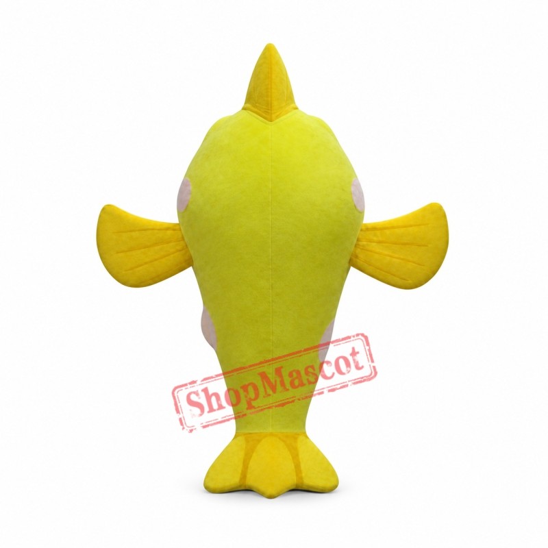Affordable Lovely Yellow Fish Mascot Costume Affordable Lovely Yellow Fish Mascot Costume
