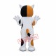 Affordable Brown White Cat Mascot Costume Affordable Brown White Cat Mascot Costume