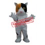 Affordable Brown White Cat Mascot Costume