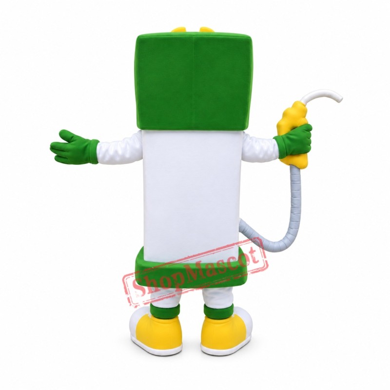 Gas Pump Mascot Costume Gas Pump Mascot Costume