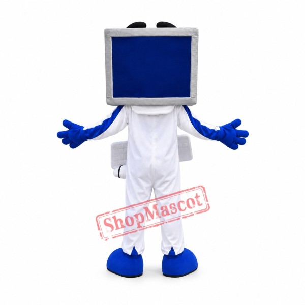 Friendly Lightweight Laptop Mascot Costume