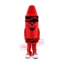 Red Crayon Mascot Costume