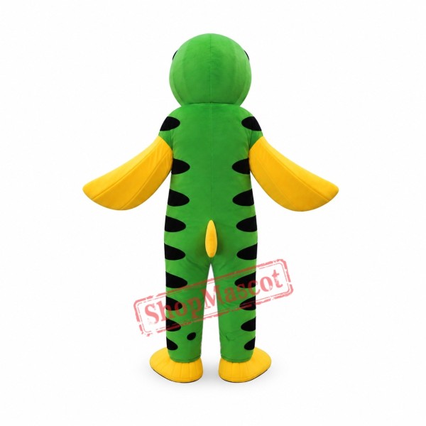Green Salmon Fish Mascot Costume Green Salmon Fish Mascot Costume