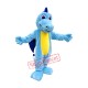Light Blue Dragon Mascot Costume Light Blue Dragon Mascot Costume