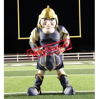 Golden Spartan Trojan Knight Mascot Costume