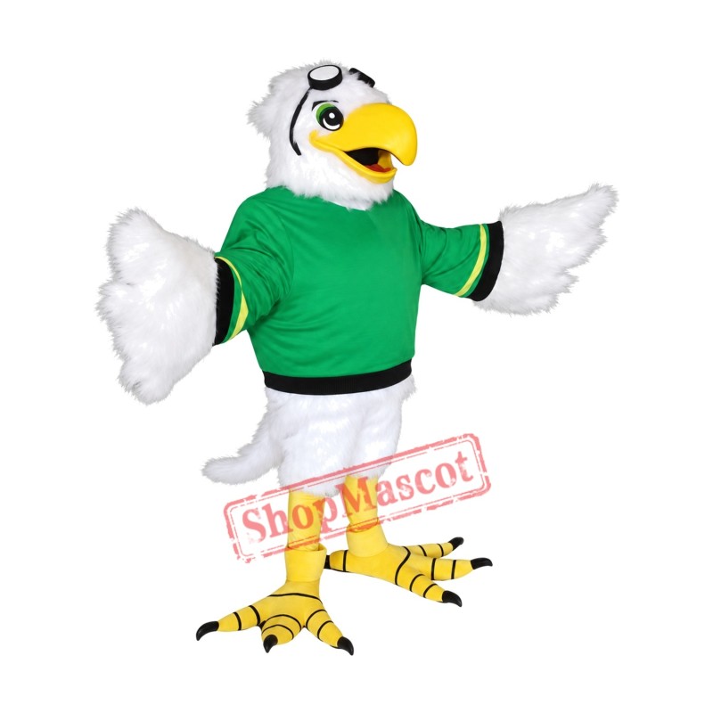 Realistic White Eagle Mascot Costume Realistic White Eagle Mascot Costume
