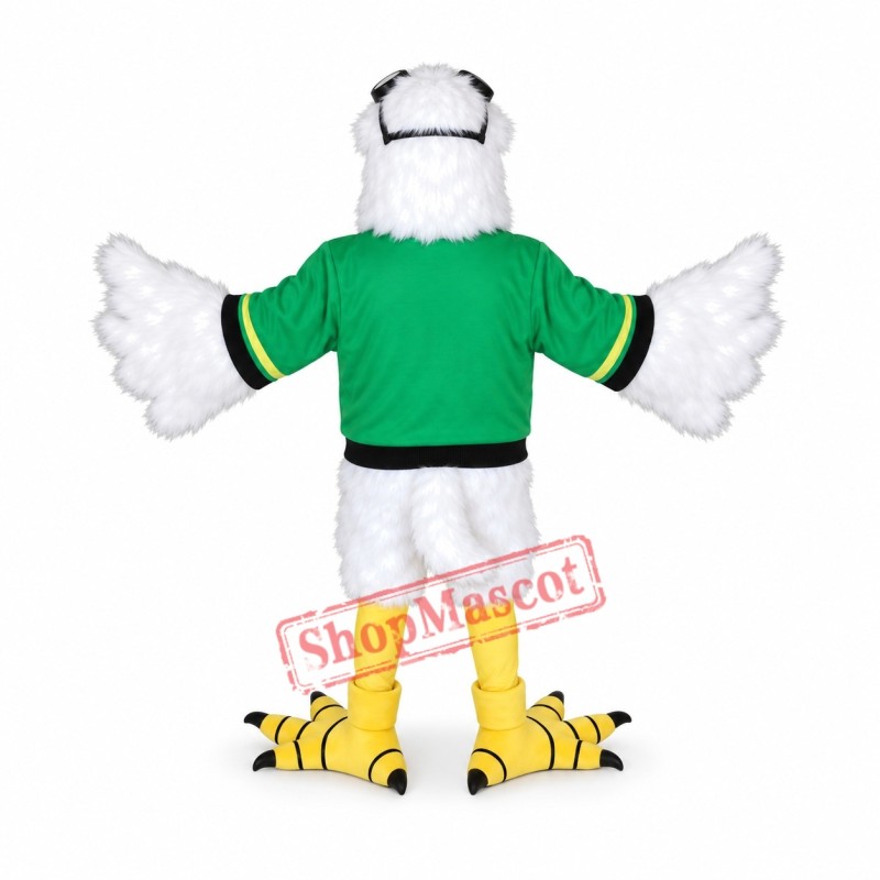 Realistic White Eagle Mascot Costume Realistic White Eagle Mascot Costume