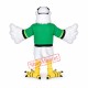 Realistic White Eagle Mascot Costume Realistic White Eagle Mascot Costume