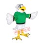 Realistic White Eagle Mascot Costume