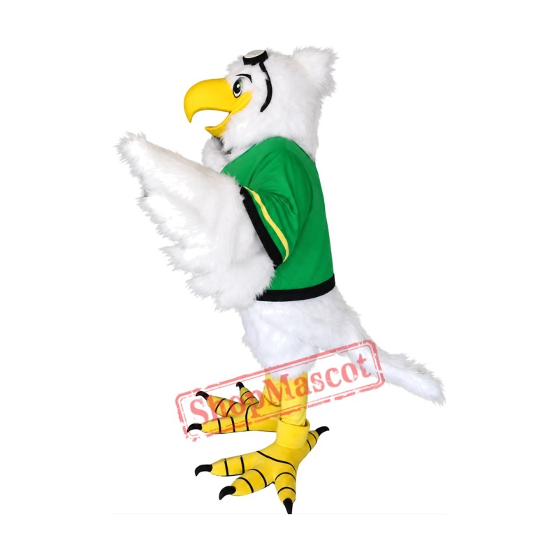 Realistic White Eagle Mascot Costume Realistic White Eagle Mascot Costume