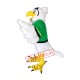 Realistic White Eagle Mascot Costume Realistic White Eagle Mascot Costume