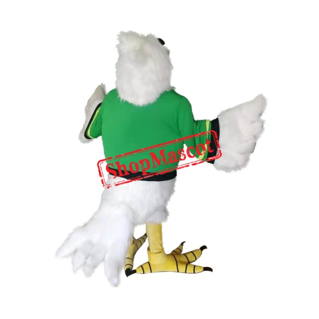 Realistic White Eagle Mascot Costume