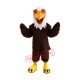 Brown Plush Eagle Mascot Costume