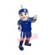 Friendly Lightweight Blue Spartan Trojan Knight Mascot Costume