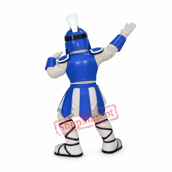 Power Blue Spartan Trojan Knight Mascot Costume