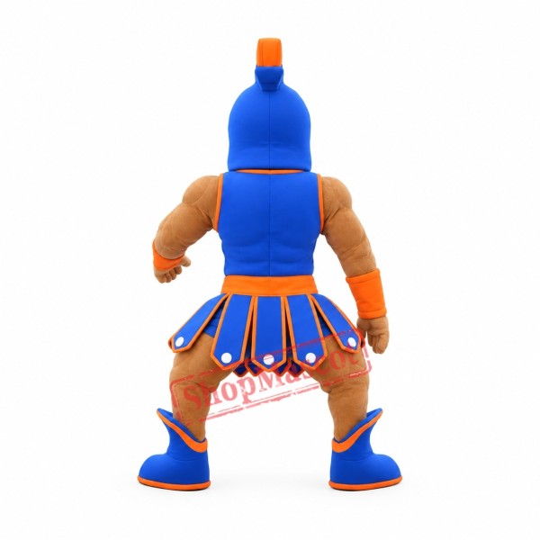 Sport Blue Spartan Trojan Knight Mascot Costume Sport Blue Spartan Trojan Knight Mascot Costume