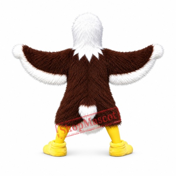 Friendly Realistic Eagle Mascot Costume Friendly Realistic Eagle Mascot Costume