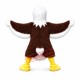 Friendly Realistic Eagle Mascot Costume