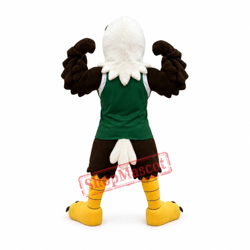 Power Sport Eagle Mascot Costume Power Sport Eagle Mascot Costume