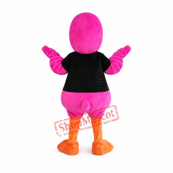 Affordable Pink Flamingo Mascot Costume Affordable Pink Flamingo Mascot Costume