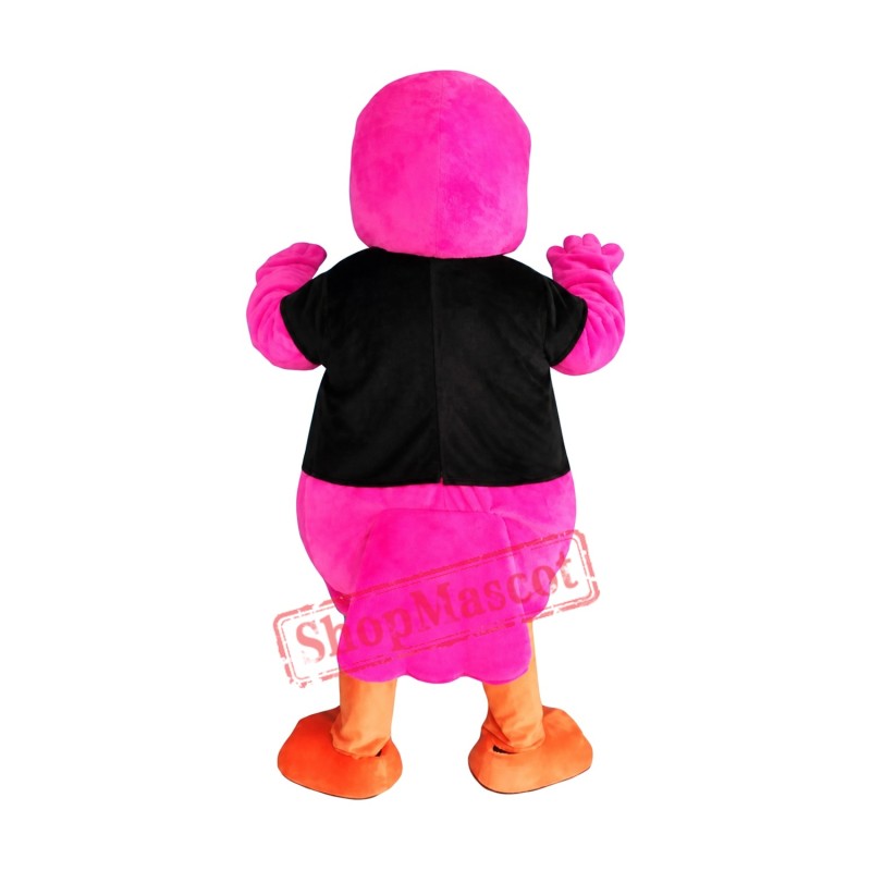 Affordable Pink Flamingo Mascot Costume Affordable Pink Flamingo Mascot Costume
