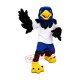Blue Hawk Eagle Mascot Costume Blue Hawk Eagle Mascot Costume