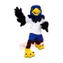Blue Hawk Eagle Mascot Costume