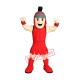 Red Spartan Warrior Mascot Costume Red Spartan Warrior Mascot Costume