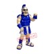 Blue Spartan Warrior Mascot Costume