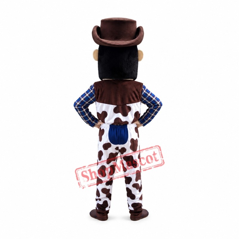 Power Lightweight Cowboy Mascot Costume Power Lightweight Cowboy Mascot Costume