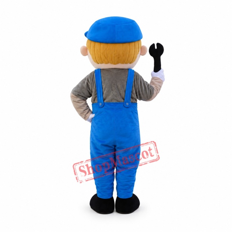 Repairman Mascot Costume Repairman Mascot Costume
