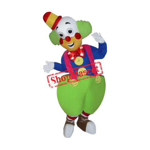 Friendly Lightweight Clown Mascot Costume