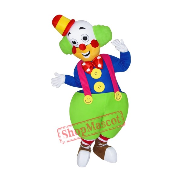 Friendly Lightweight Clown Mascot Costume