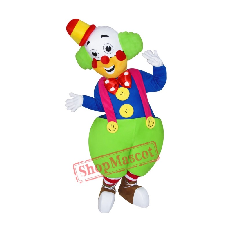 Friendly Lightweight Clown Mascot Costume