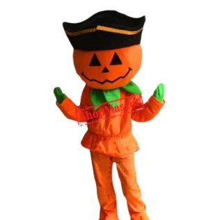 Pirate Pumpkin Mascot Costume
