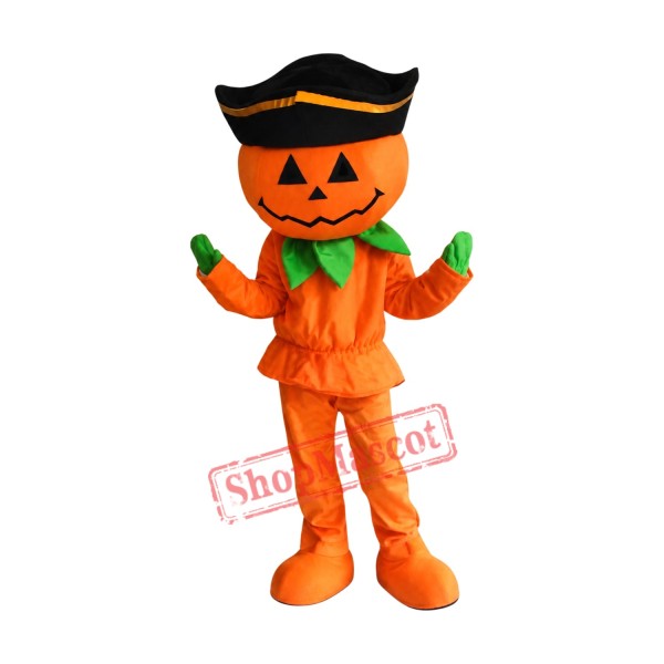 Pirate Pumpkin Mascot Costume