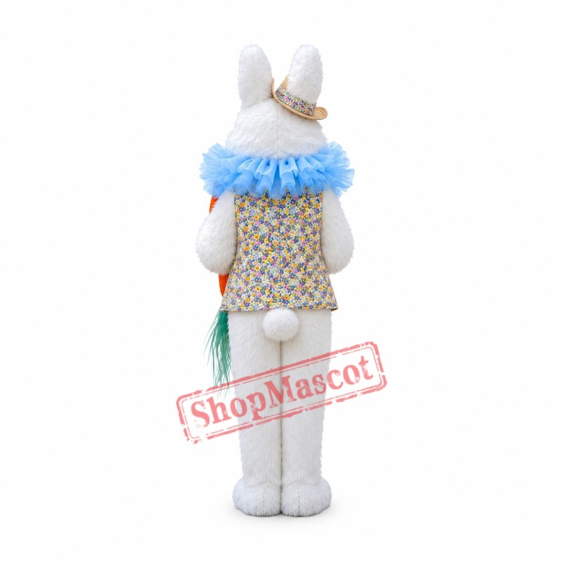 Realistic Easter Bunny Mascot Costume Realistic Easter Bunny Mascot Costume