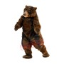 Realistic Brown Bear Mascot Costume