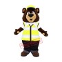 Traffic Police Bear Mascot Costume