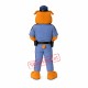 Power Police Bulldog Mascot Costume Power Police Bulldog Mascot Costume