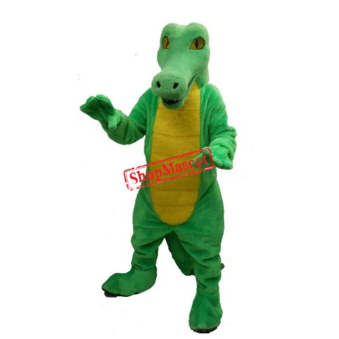 Affordable Lightweight Green Crocodile Mascot Costume