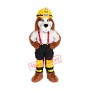 Lovely Fire Dog Mascot Costume