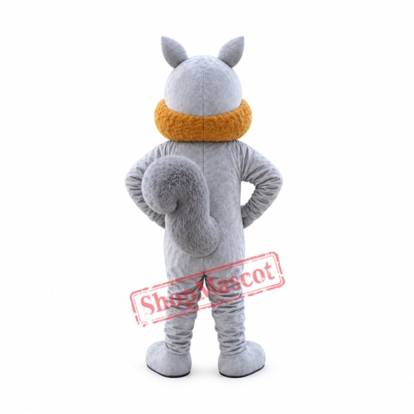 Cute Realistic Squirrel Mascot Costume