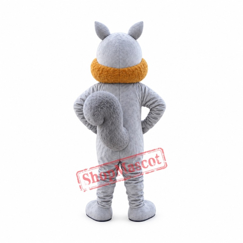 Cute Realistic Squirrel Mascot Costume