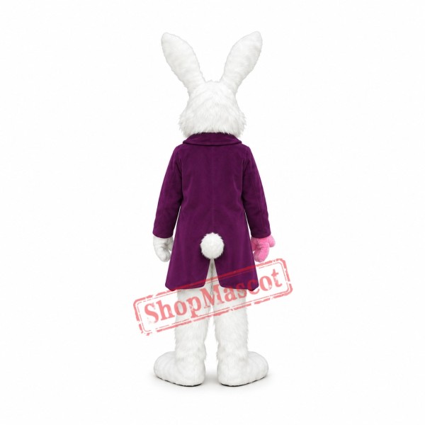 Superb Lightweight White Easter Bunny Mascot Costume Superb Lightweight White Easter Bunny Mascot Costume