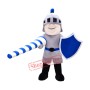 Friendly Lightweight Knight Mascot Costume