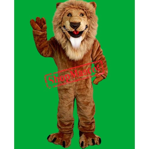 Superb Lightweight Friendly Lion Mascot Costume